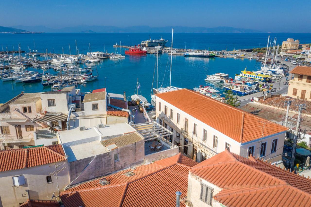 Ferienwohnung The Roof - Flat Sea View In Aegina Town Exterior foto